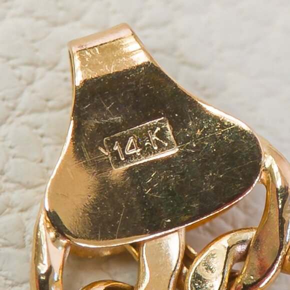 Italian 14k Gold Flexible Link Bracelet - Picture 9 of 15